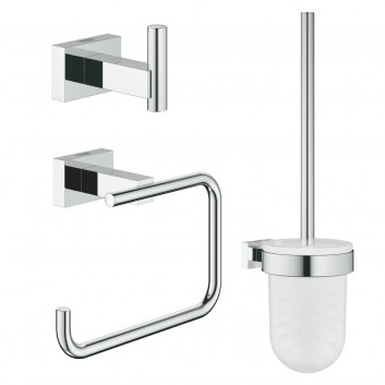 Grohe Essentials Cube Комплект akcesoriów łazienkowych 3 w 1