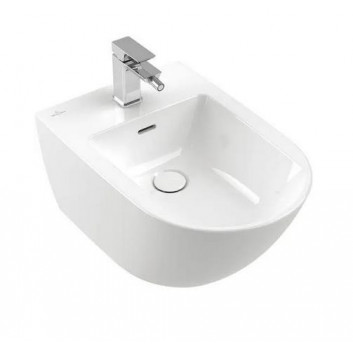 Підвісний унітаз WC Villeroy&Boch Subway 3.0, 56x37cm, bez kołnierza, TwistFlush, Weiss Alpin