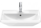 Навісний умивальник Duravit D-Neo, 60x44cm, z переливом, отвір для змішувача, біла
