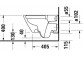 Раковина туалетна навісна Duravit D-Neo Rimless, 54x37cm, bez rantu spłukującego, 4,5 l, UWL klasa 1, біла