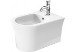 Навісне біде Duravit D-Neo, 54x37cm, z переливом, отвір для змішувача білий