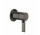 Змішувач душовий Gessi Inciso, настінний, 1 wyjście wody, element на стіну, Black Metal Brushed PVD