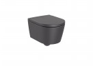 Раковина WC навісна Roca Inspira Rimless Compacto 37x48 cm, onyks