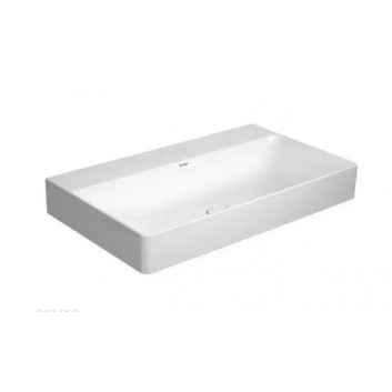 Меблевий умивальник Duravit DuraSquare, 80x47, з отвором для змішувача, біла