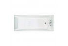 Ванна прямокутна для панелей Novellini Sense 3, 190x80cm, варіант standard, system зливний, без корпусу, білий мат.