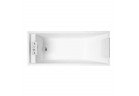 Ванна прямокутна Novellini Sense 4, 190x80cm, стелаж, варіант standard, z arмат.urą, без корпусу, білий мат.