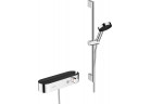 System prysznicowy Hansgrohe Pulsify Select 105 3jet Relexation, słuchawka z wężem, drążkiem 65cm i baterią termostatyczną, chrom