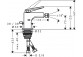 Змішувач для біде Axor Citterio, підлогова, висота 120mm, тримач dźwigniowy, комплект, набір зливний, szlif diamentowy, хром