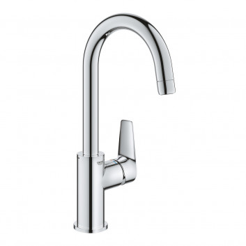 Змішувач для умивальника Grohe BauEdge, підлогова, висота 311mm, DN 15, розмір L, клапан push-open, хром