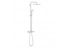 Душова система Grohe Tempesta Cosmopolitan System 250, на стіну, змішувач термостатичний, 2 виходи wody, хром