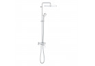 Душова система Grohe Tempesta Cosmopolitan System 250 Cube, на стіну, змішувач одноважільний, 2 виходи wody, хром