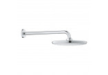 Верхній душ Grohe Tempesta 250, кругла, 1 strumień, тримач настінні 380mm, хром