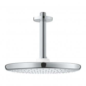 Верхній душ Grohe Tempesta 250, кругла, 1 strumień, тримач настінні 380mm, хром