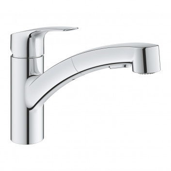 Змішувач для кухонних раковин Grohe Eurosmart, висота 180mm, DN 15, obracana кран 227mm, хром