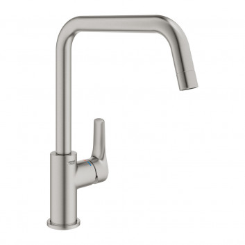 Змішувач для кухонних раковин Grohe Eurosmart, висота 339mm, DN 15, obracana кран 183mm, хром