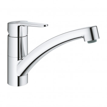 Змішувач для кухонних раковин Grohe BauEdge, висота 193mm, DN 15, obracana кран 222mm, хром