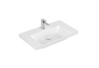 Меблевий умивальник Villeroy & Boch Subway 3.0, 80x47cm, без переливу, otwór na armaturę, Weiss Alpin CeramicPlus