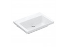 Меблевий умивальник Villeroy & Boch Subway 3.0, 65x47cm, без переливу, без отвору na armaturę, Weiss Alpin
