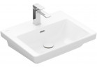 Навісний умивальник Villeroy & Boch Subway 3.0, 55x44cm, z переливом, otwór na armaturę, Weiss Alpin