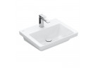 Навісний умивальник/меблевий Villeroy & Boch Subway 3.0, 55x44cm, без переливу, otwór na armaturę, Weiss Alpin CeramicPlus