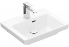 Навісний умивальник Villeroy & Boch Subway 3.0, 50x40cm, z переливом, otwór na armaturę, Stone White CeramicPlus