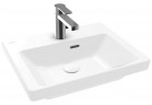 Навісний умивальник/меблевий Villeroy & Boch Subway 3.0, 50x40cm, z переливом, otwór na armaturę, Weiss Alpin CeramicPlus