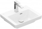 Навісний умивальник Villeroy & Boch Subway 3.0, 45x37cm, z переливом, otwór na armaturę, Weiss Alpin CeramicPlus, настінний монтаж