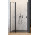 Двері душові для ніши Radaway Nes 8 Black DWJ II 110, ліве, 1100x2000mm, скло прозоре, profil чорний