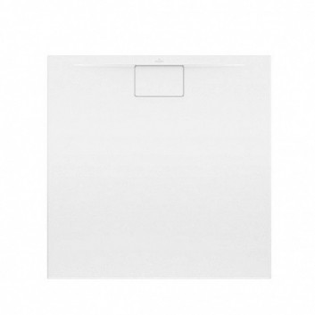 Villeroy & Boch Architectura MetalRim Піддон квадратний 90x90x1,5 cm z акрилu, білий Weiss Alpin