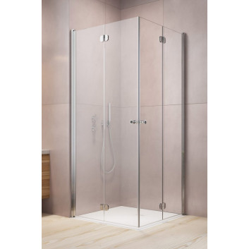 Кабіни душова Radaway Eos KDJ B, ліва, 80x80cm, скло прозоре, profil хром