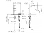 Кран для раковини Dornbracht CYO, підлогова, zasięg 167mm, хром