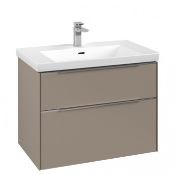 Шафка підраковинна Villeroy&Boch Subway 3.0. 973x576x462mm, 2 szuflady, taupe