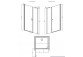 Двері душові для ніши Radaway Eos DWJ II 120, праве, 1200x1950mm, profil хром