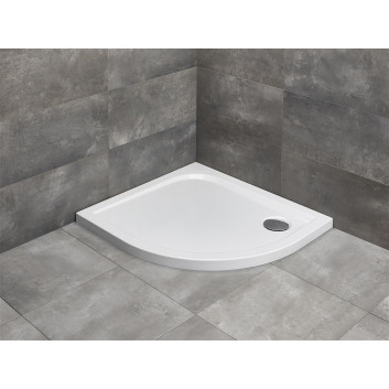 Піддон прямокутний Radaway Teos F, 100x80 cm, конгломератowy, чорний