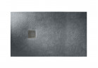 Піддон прямокутний Roca Terran, 180x80cm, kompozytowy, Stonex, із сифоном, сірий łupek