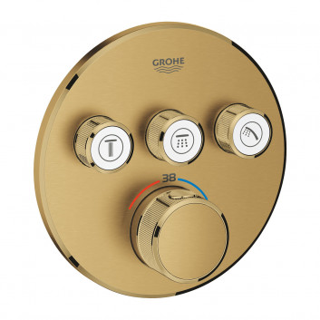 Змішувач прихований Grohe Grohtherm SmartControl термостатичний 3-приймачі wody - polished nickel 