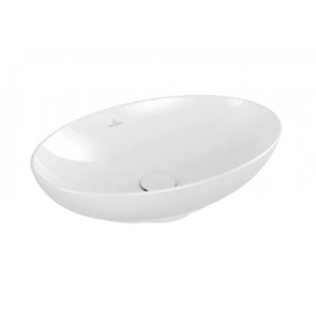 Умивальник на стільницю Villeroy & Boch Loop & Friends, 56x38cm, z переливом, Ebony CeramicPlus