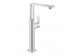Змішувач для умивальника Grohe Allure, підлогова, висота 377mm, obrotowa кран, клапан klik-klak, хром