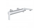 Однорычажный для ванны Grohe Allure, на стінку, 2 виходи wody, кран 196mm, хром