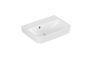 Навісний умивальник Villeroy & Boch O.novo, 50x37cm, z переливом, без отвору для змішувача, Weiss Alpin AntiBac CeramicPlus