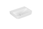 Навісний умивальник Villeroy & Boch O.novo, 50x37cm, без переливу, без отвору для змішувача, Weiss Alpin CeramicPlus