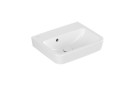 Навісний умивальник Villeroy & Boch O.novo, 45x37cm, z переливом, без отвору для змішувача, Weiss Alpin
