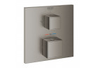 Змішувач душовий термостатичний Grohe Grohtherm Cube, прихований, dwa виходи wody, brushed hard graphite
