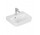 Умивальник на стільницю Villeroy & Boch O.novo, 45x37cm, z переливом, отвір для змішувача, Weiss Alpin AntiBac CeramicPlus