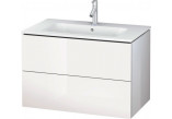 Шафка підраковинна Duravit L-Cube, навісна, білий, благородний блиск