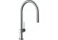 Кухонний змішувач Hansgrohe Talis M54, одноважільний, висота 435mm, висувний злив, 2jet, sBox, чорний мат.