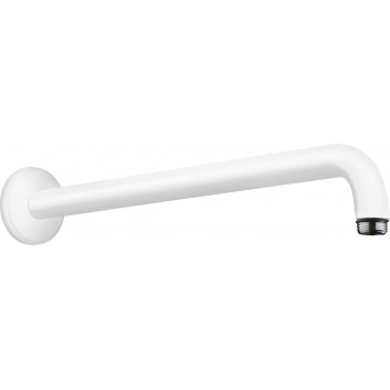 Тримач душові Hansgrohe, 38,9cm, настінні, чорний мат.