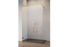 Двері душові walk-in Radaway Essenza Pro Gold, 130x200cm, скло прозоре, profil золотий
