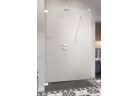 Двері душові walk-in Radaway Essenza Pro White, 155x200cm, скло прозоре, білий профіль