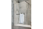Душова кабіна walk-in Radaway Modo New Black II з вішаком, 120x200cm, скло прозоре, profil чорний